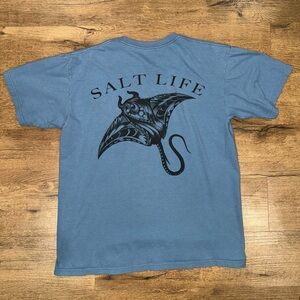 Salt Life Stingray Pocket T-shirt Size Medium
